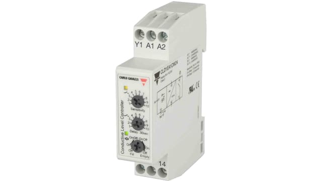 Carlo Gavazzi CLD1EA1CM24 Series Level Controller -, DIN Rail 1 Analogue Input 24 V-Rated Relay | CLD1EA1CM24