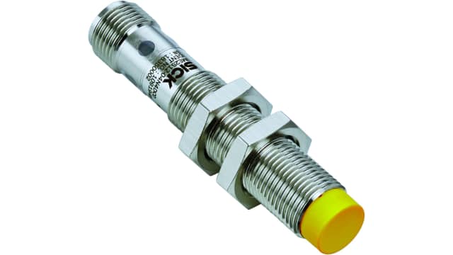 SICK IME2S Series Non-Flush Inductive Non-Contact Safety Switch, 24V dc, Nickel Plated Brass Housing, 2NO, M12 | IME2S12-04N4DC0