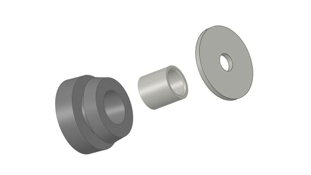 FIBET Circular Anti Vibration Mount with 100daN Compression Load | TE4611