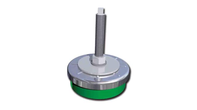 FIBET M20 160 mm Dia. Adjustable Foot, Steel, 2000 kg Static Load Capacity | ZAL16050V170