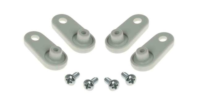 Fibox Polycarbonate Wall Bracket for Use with MNX Series, Piccollo Series | FP 22046 wall fast. Set