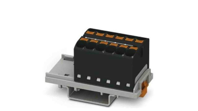 Phoenix Contact Distribution Block, 12 Way, 800 V, 32A, Black | 3273562