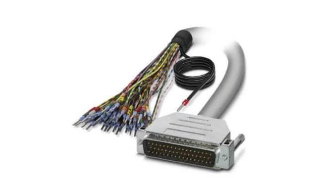 Phoenix Contact Male 50 Pin D-sub Unterminated Serial Cable, 1.5m, D50SUB Series | 2926661