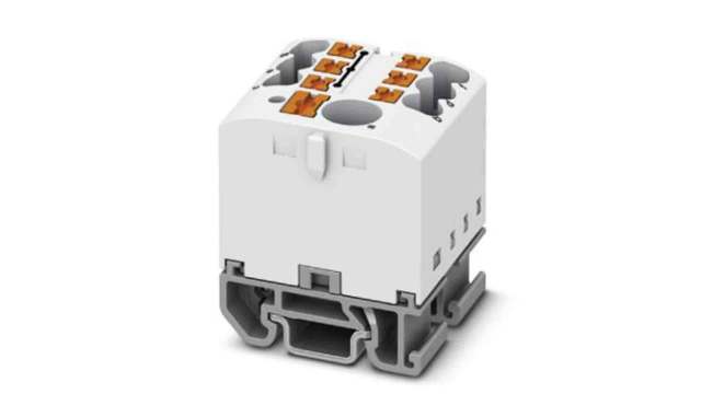 Phoenix Contact Distribution Block, 7 Way, 690 V, 24A, White | 3274178