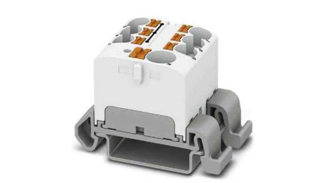 Phoenix Contact Distribution Block, 7 Way, 450 V, 32A, White | 3273736