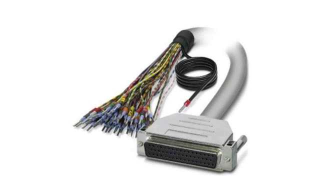 Phoenix Contact Female 50 Pin D-sub Unterminated Serial Cable, 1m, D50SUB Series | 2926302