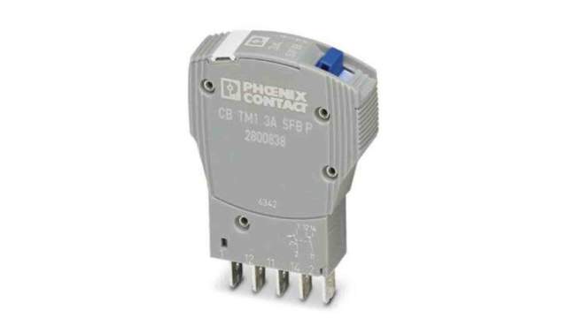 Phoenix Contact Trabtech Thermal Circuit Breaker - CB TM1  Single Pole 50V dc Voltage Rating, 3A Current Rating | 2800838