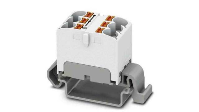 Phoenix Contact Distribution Block, 6 Way, 800 V, 32A, White | 3273670