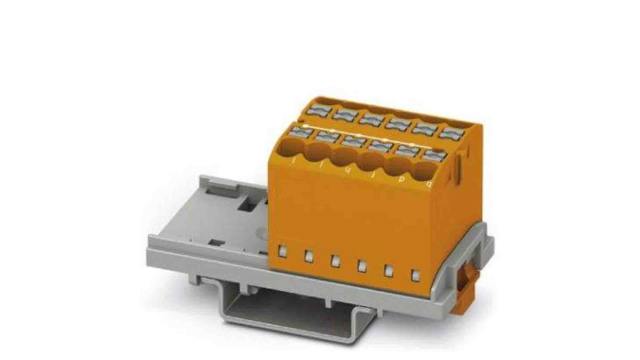 Phoenix Contact Distribution Block, 12 Way, 690 V, 24A, Orange | 3273040