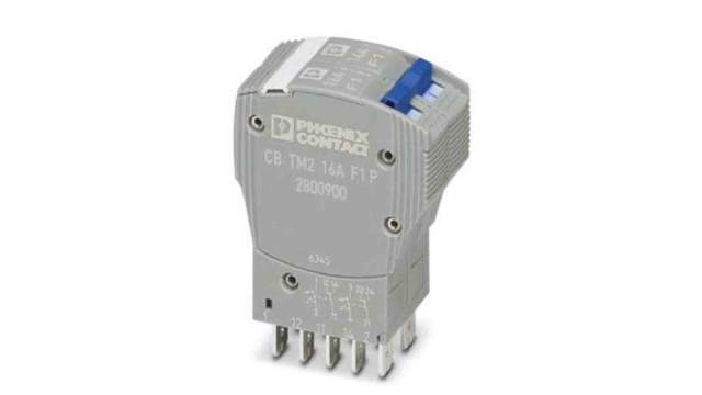 Phoenix Contact Trabtech Thermal Circuit Breaker - CB TM2 2 Pole 80V dc Voltage Rating, 16A Current Rating | 2800900