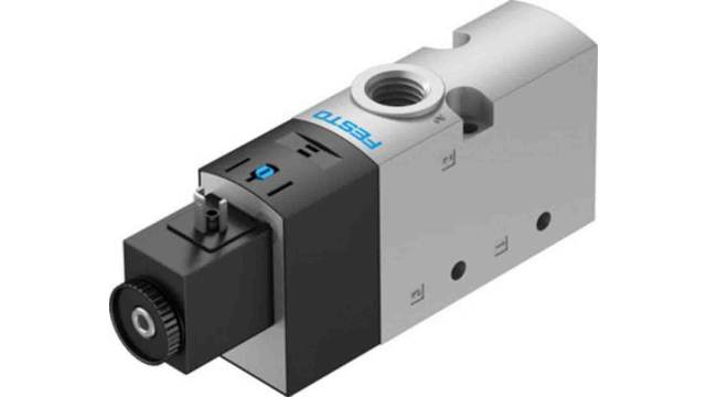 Festo 3/2 Closed, Monostable Solenoid Valve - Electrical G 3/8 VUVS Series, 575583 | VUVS-L30-M32U-AD-G38-F8-1C1