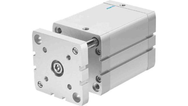 Festo Pneumatic Compact Cylinder - 554279 80 mm Bore, 20 mm ADNGF Series, Double Acting Acting | ADNGF-80-20-P-A