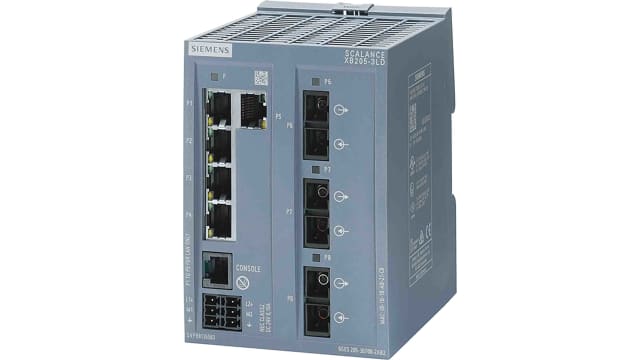 Siemens Managed Switch 8 Port Ethernet Switch | 6GK5205-3BF00-2AB2