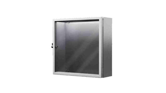 Rittal Acrylic, Aluminium IP54 Inspection Window for use with 1060000 and1360000 Enclosures instead of the Door, | 2761010
