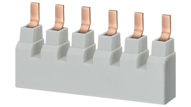 Siemens Copper SENTRON 5ST 3 Phase Busbar, 18 mm Pitch | 5ST3665-0HG