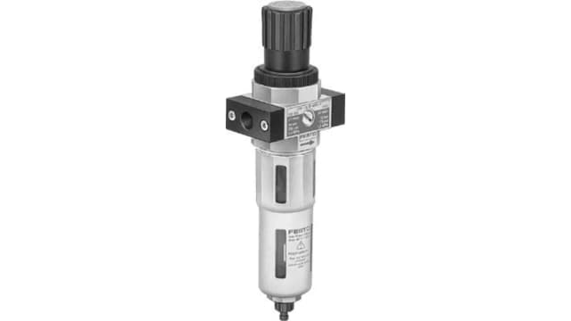 Festo D Filter Regulator, 40 μm, 1 in, Manual, 12 bar, 162693 | LFR-1-D-O-MAXI