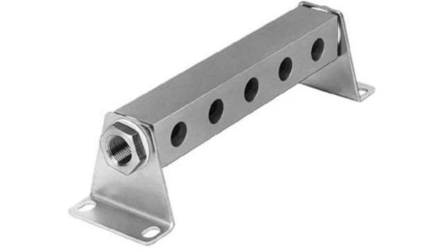 Festo PAL series 5 station G Manifold for use with Assembled In Any Position, Mounting Bracket, 9495 | PAL-1/2-5
