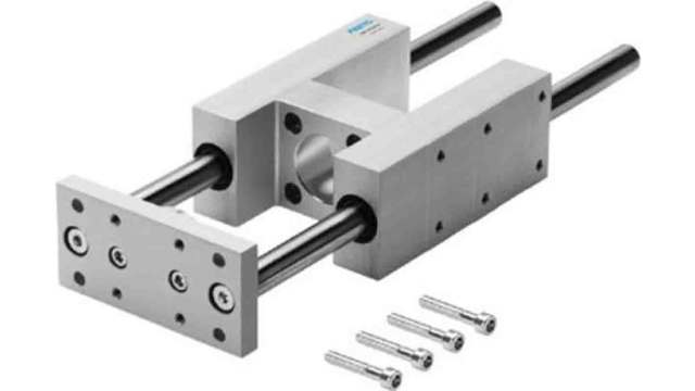 Festo Pneumatic Guided Cylinder - 150291, FENG Series | FENG-40-400-KF