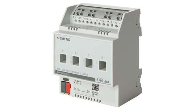 Siemens 5WG1534 Lighting Controller Switch Actuator, DIN Rail Mount, 230 V | N 534D31 / 5WG1534-1DB31