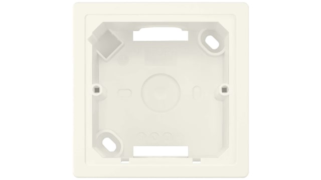 Siemens DELTA White Gloss Thermoplastic Back Box, IP20, Surface Mount 42.5 mm 42.5 mm 42.5 mm | 5TG2902