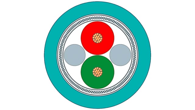 Siemens 6XV1830 Series Data Cable, 2 Cores, 50.26 mm², Screened, 20m, Aluminium Foil, Tinned Copper Braid Shield, | 6XV1830-3GH10