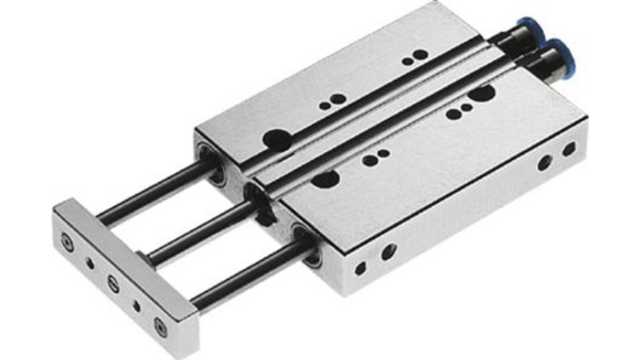 Festo Pneumatic Guided Cylinder - 189468, 10mm Bore, 10mm Stroke, DFC Series, Double Acting | DFC-10-10-P-A-GF