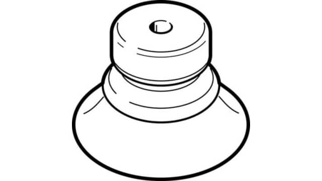 Festo 50 mm Bellow Nitrile Rubber (NBR) Suction Cup ESV-50-BN | ESV-50-BN