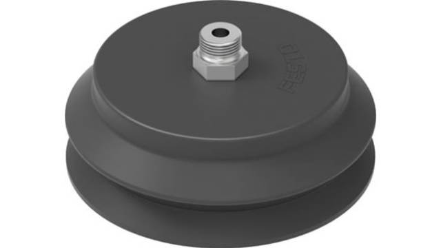 Festo 125 mm Bellow Nitrile Rubber (NBR) Suction Cup VASB-125-3/8-NBR G 3/8 | VASB-125-3/8-NBR