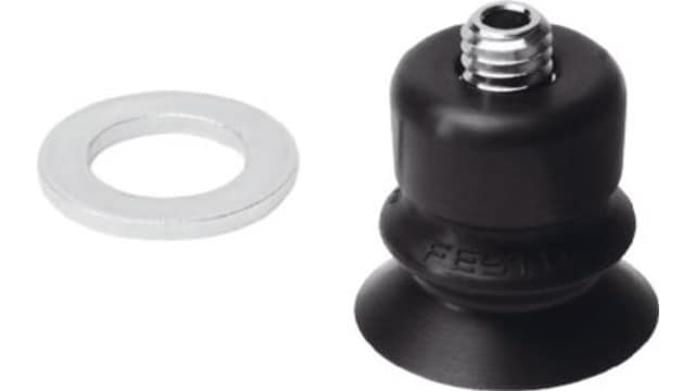 Festo 30 mm Bellow Nitrile Rubber (NBR) Suction Cup ESS-30-BN M6 | ESS-30-BN
