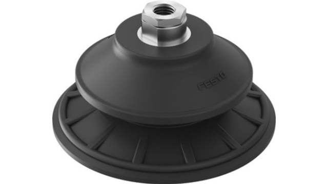 Festo 125 mm Bellow Nitrile Rubber (NBR) Vacuum Cup OGVM-125-A-N-G14F G 1/4 | OGVM-125-A-N-G14F