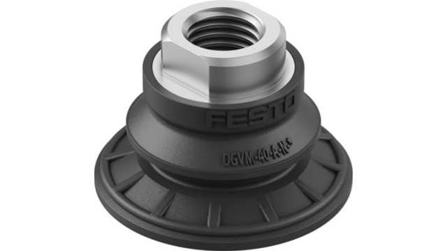 Festo 40 mm Bellow Nitrile Rubber (NBR) Vacuum Cup OGVM-40-A-N-G14F G 1/4 | OGVM-40-A-N-G14F