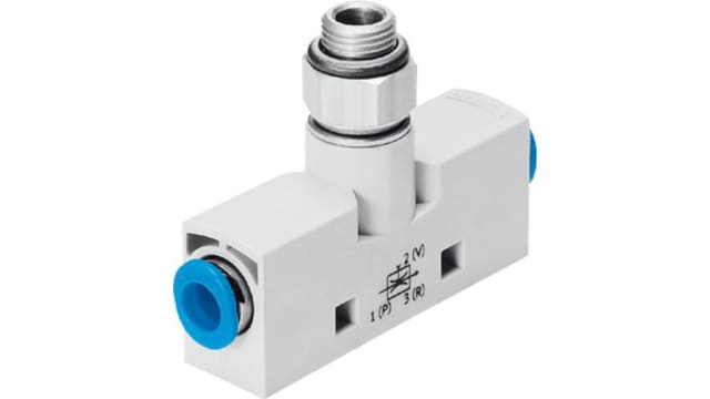Festo Vacuum Pump, 0.45mm nozzle , 4.5bar 6.2L/min, VN series | VN-05-H-T3-PQ2-VA4-RQ2