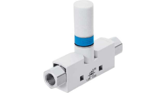 Festo Vacuum Pump, 0.45mm nozzle , 6bar 6.1L/min, VN series | VN-05-M-T3-PI4-VI4-RO1