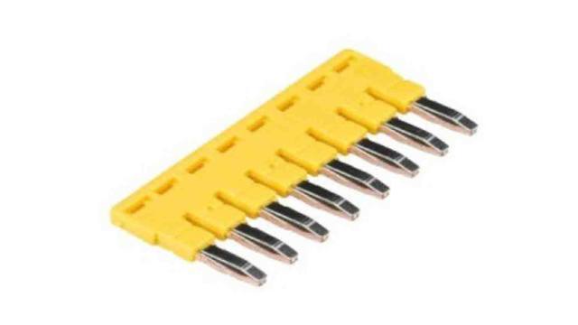 Wieland IVB WKF 4 Series Jumper Bar for Use with DIN Rail terminal blocks type WKF, ATEX | Z7.261.1827.0