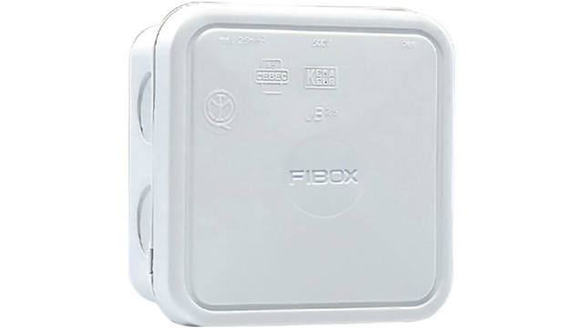 Fibox JB 2.5 WH Series Black RAL 9010 Polypropylene Junction Box, IP65, 90 mm, 90 mm 49 mm | JB 2.5 WH