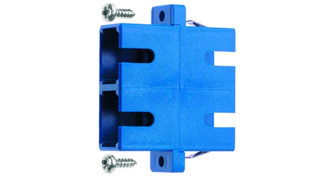 Telegartner J08081A0002 T-ST Multimode Simplex Fibre Optic Adapter, 0.4dB Insertion Loss | J08081A0002