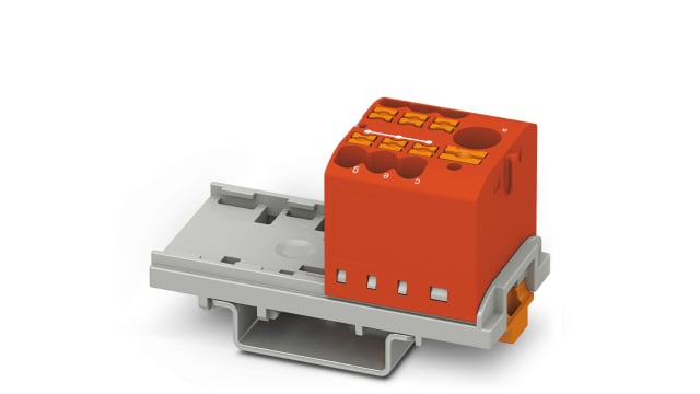 Phoenix Contact Distribution Block, 7 Way, 690 V, 24A, Red | 3273070