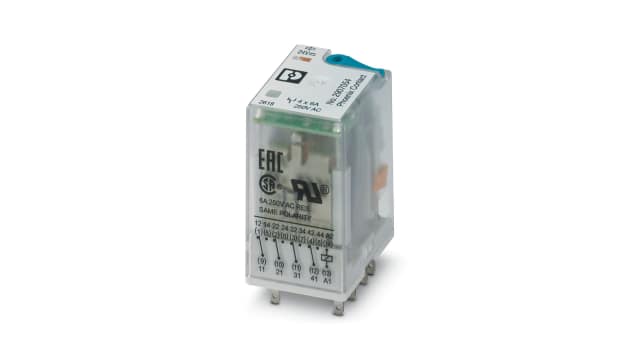 Phoenix Contact DIN Rail Power Relay, 24V dc Coil, 6A Switching Current | 2907054