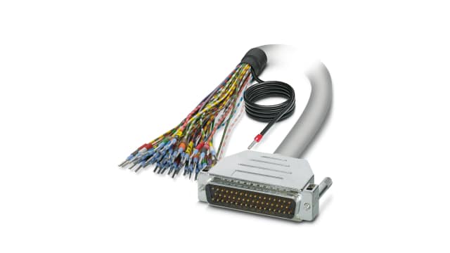 Phoenix Contact Male 50 Pin D-sub Unterminated Serial Cable, 4m, 25/S, CABLE-D-50SUB/M/OE/0 Series | 2926690