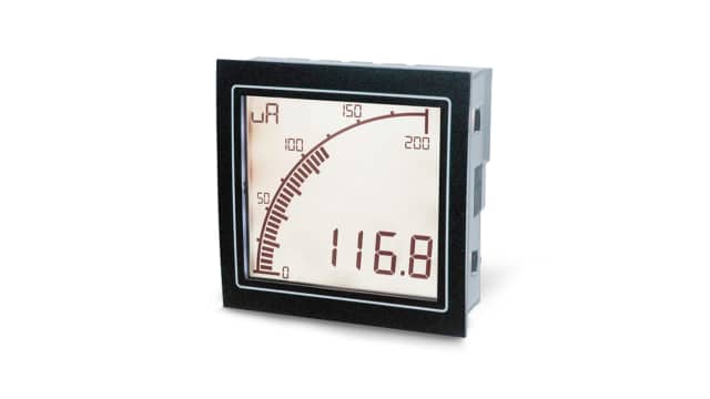 Trumeter APM Analogue Panel Ammeter 500 mA DC, 68 mm x 68 mm, 0.1 % | APM-MICRO-ANO