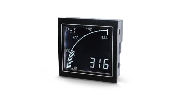 Trumeter APM Digital Digital Panel Multifunction Meter for Speed, Rate, Flow,  68 mm  x 68 mm | APM-RATE-ANO