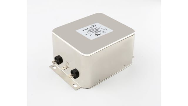 United Automation, 80 12 A 250V 50 Hz, 60 Hz, Chassis Mount EMI Filter, Fast-On 1 Phase | A-EN2080-12-F-RS