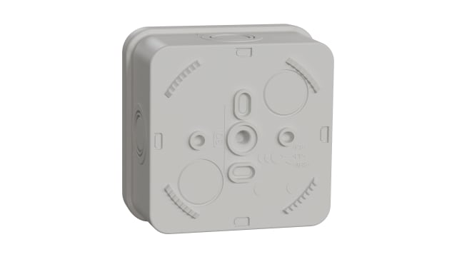 Schneider Electric Mureva Series Grey ABS Junction Box, IP20, 80 mm, 80 mm 51 mm | ENN05084
