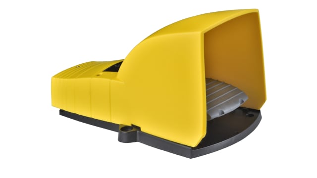 Schneider Electric Industrial Duty Momentary On-Off Foot Switch - Plastic Case Material, 2NC+NO, 3 A, 270 mA Contact | XPEY711