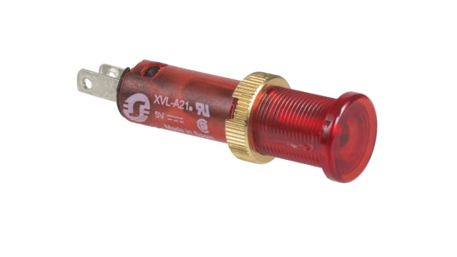 Schneider Electric, Harmony XVL Red LED Pilot Light, 8mm Cutout, IP40, IP65, 12V | XVLA224