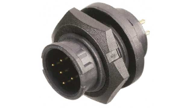 Switchcraft Circular Connector, 5 Contacts, Panel Mount, Standard Connector, Plug, Male, IP68, IP69K, EN3 Series | EN3P5MX