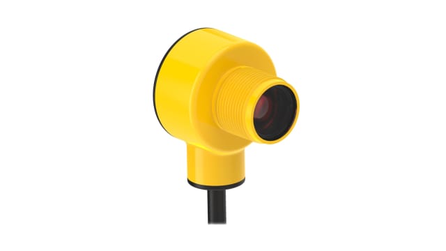 Banner Background Suppression Photoelectric Sensor, Barrel Sensor, 50 mm Detection Range | T18-2VPFF50IR-2M
