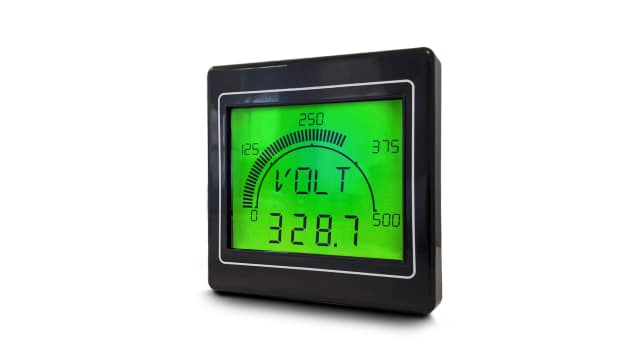 Trumeter APM LCD Digital Panel Multifunction Meter for Voltage, Current, Power, Frequency,  68 mm  x 68 mm | APM-MAX-M21-PL-4B