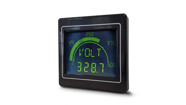 Trumeter APM LCD Process Meter for Current, Voltage, Frequency, Power,  68 mm  x 68 mm | APM-MAX-M23-NL-4R