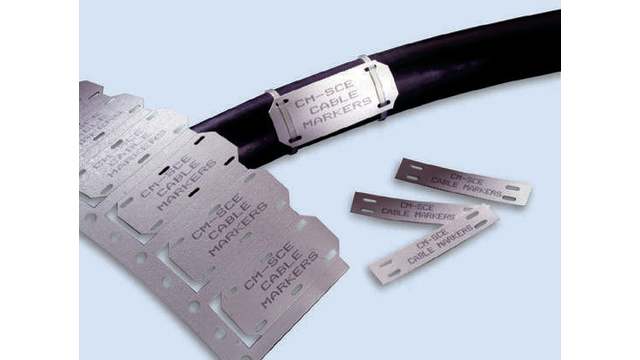 TE Connectivity White White Print Cable Labels, 50.8 mm Width, 250 Per Pack Qty, 50.8 mm | CM-SCE-1/4-4H-9